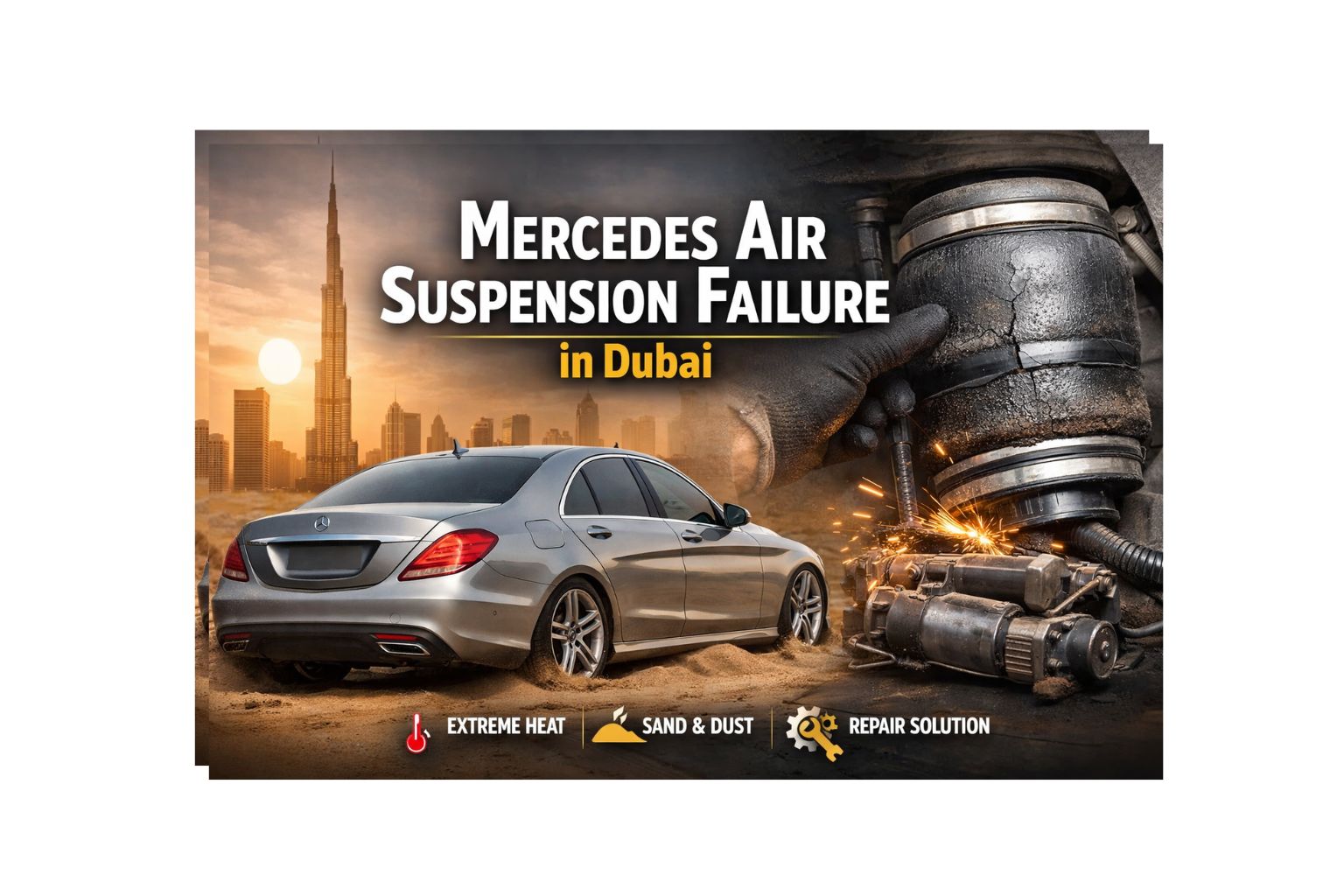 Mercedes Air Suspension Failure in Dubai