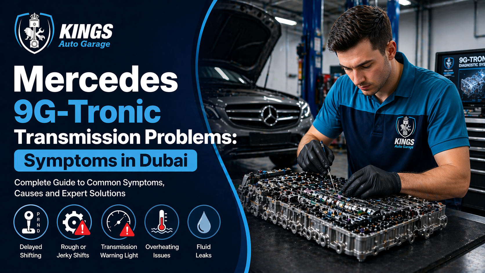 Mercedes 9G-Tronic Transmission Problems: Symptoms in Dubai in Dubai